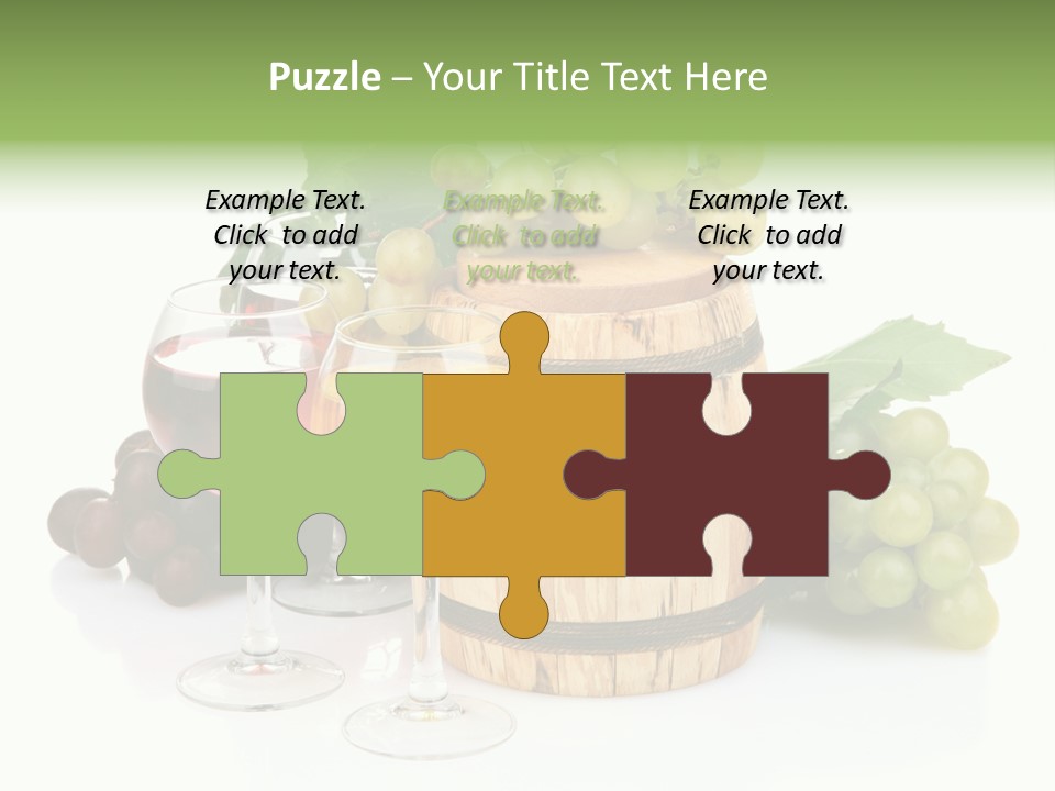 Winemaker Leaves Luxury PowerPoint Template