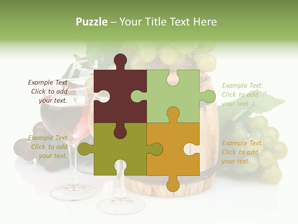 Winemaker Leaves Luxury PowerPoint Template