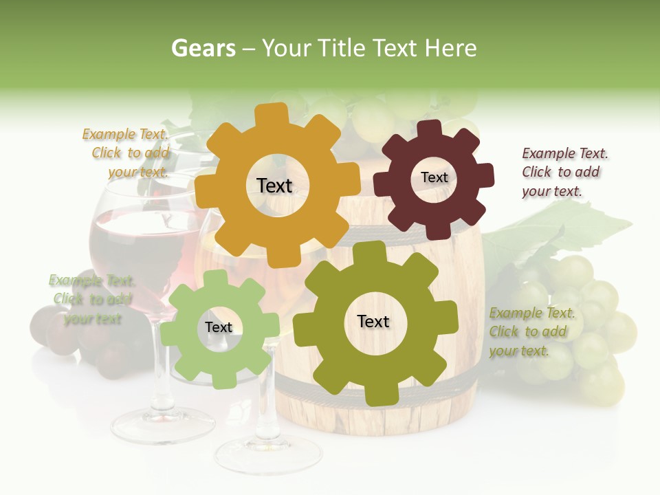 Winemaker Leaves Luxury PowerPoint Template