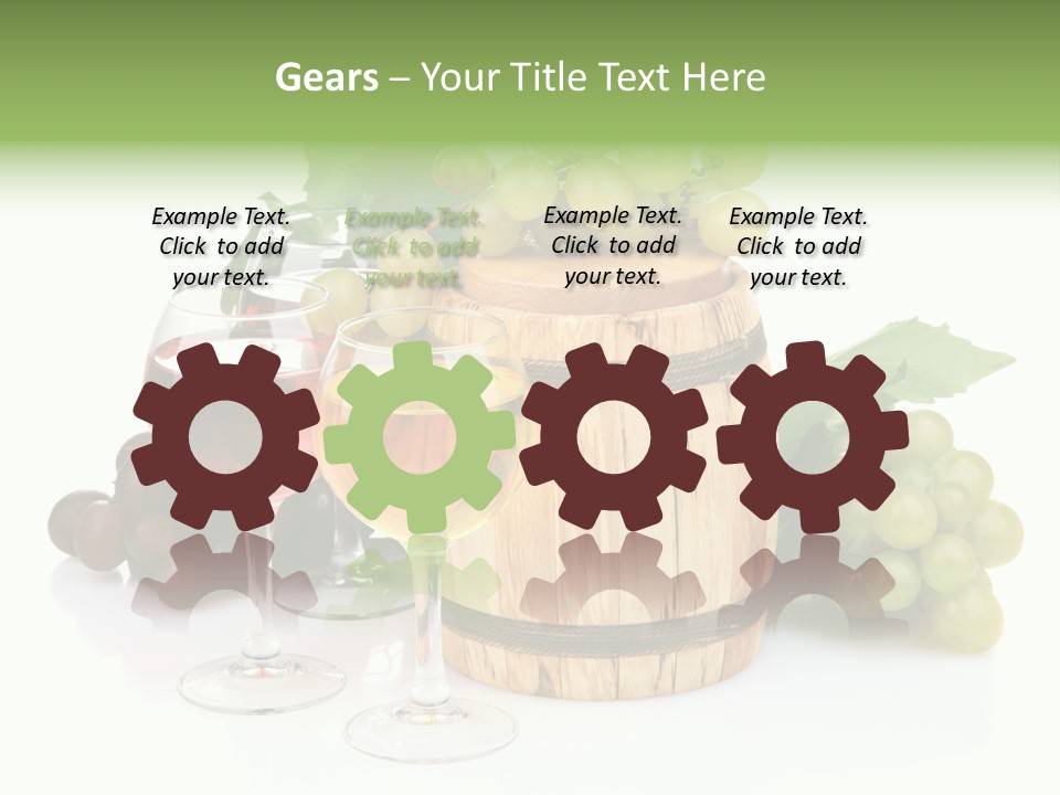 Winemaker Leaves Luxury PowerPoint Template