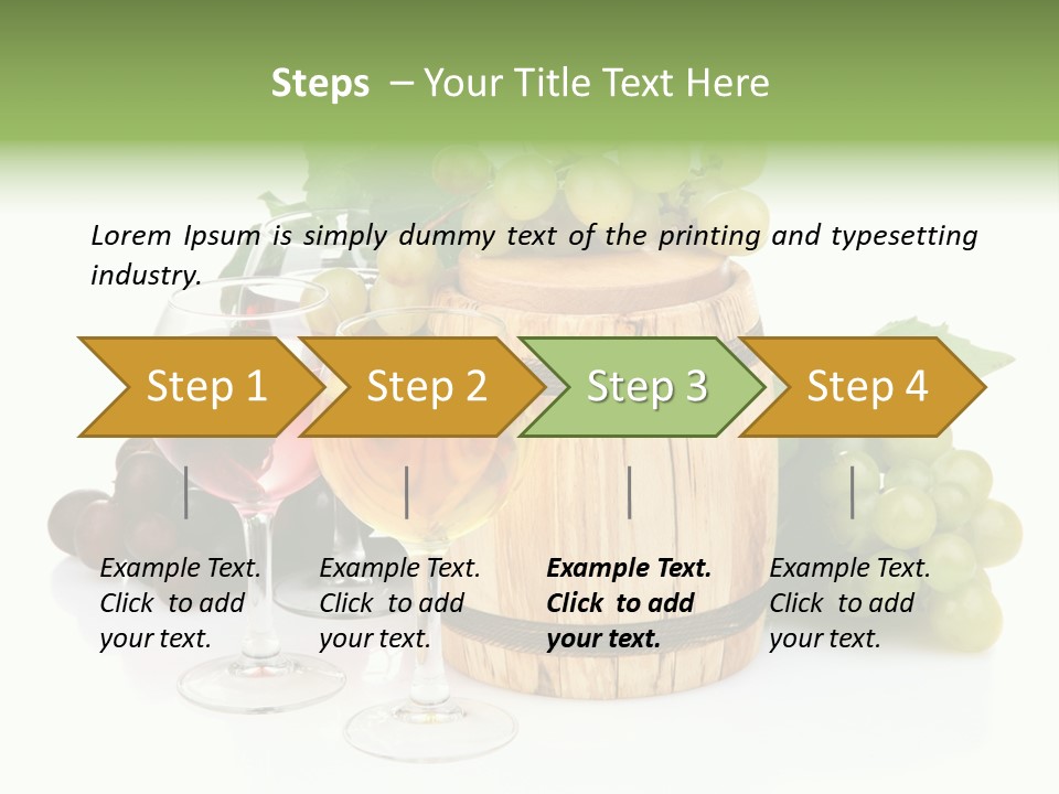 Winemaker Leaves Luxury PowerPoint Template