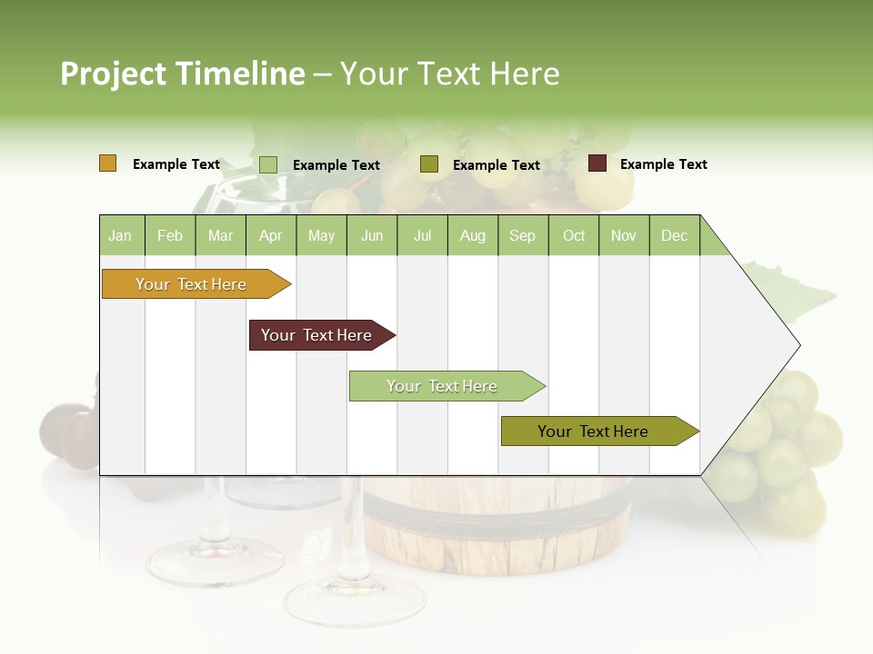 Winemaker Leaves Luxury PowerPoint Template
