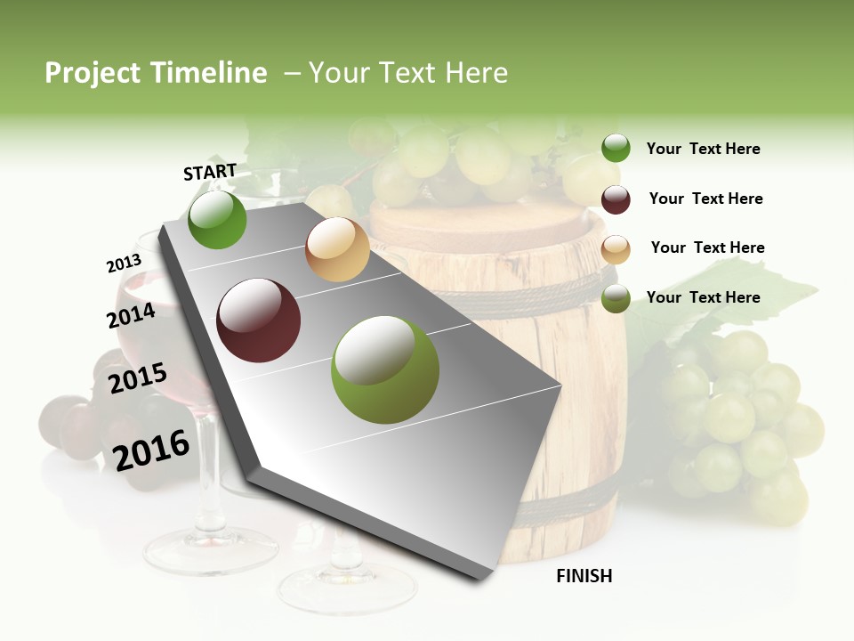 Winemaker Leaves Luxury PowerPoint Template
