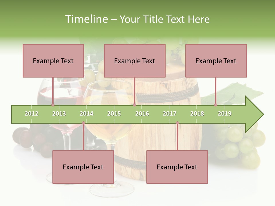 Winemaker Leaves Luxury PowerPoint Template