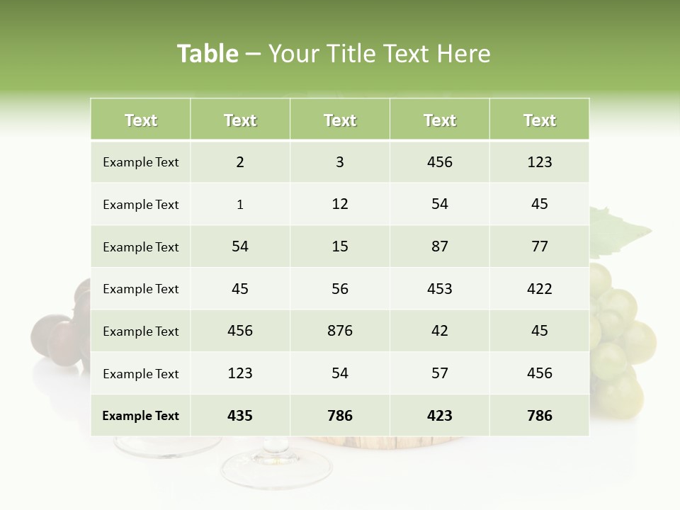 Winemaker Leaves Luxury PowerPoint Template