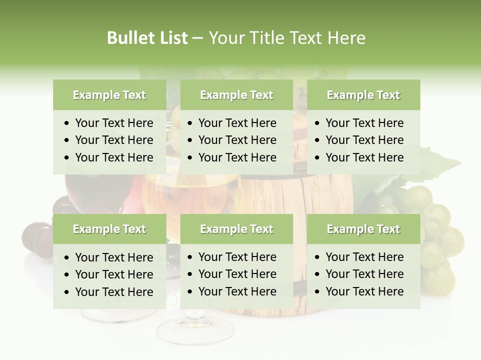 Winemaker Leaves Luxury PowerPoint Template