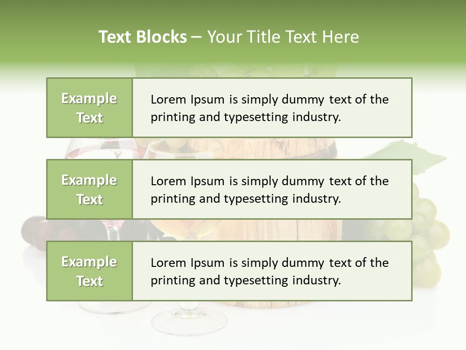 Winemaker Leaves Luxury PowerPoint Template