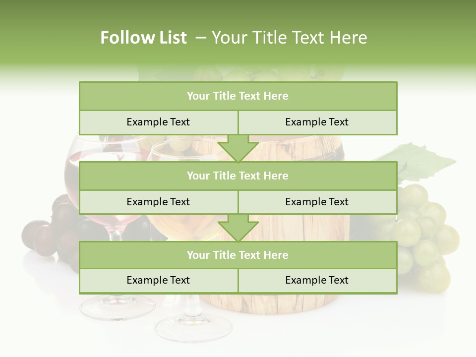 Winemaker Leaves Luxury PowerPoint Template