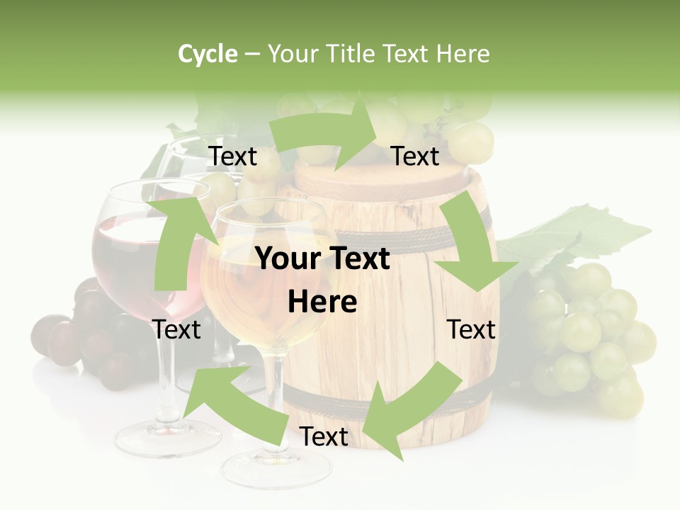 Winemaker Leaves Luxury PowerPoint Template