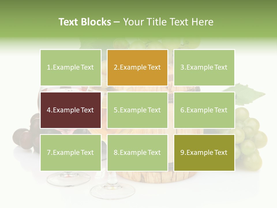 Winemaker Leaves Luxury PowerPoint Template