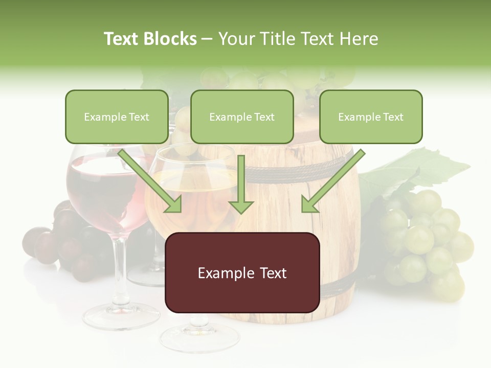 Winemaker Leaves Luxury PowerPoint Template