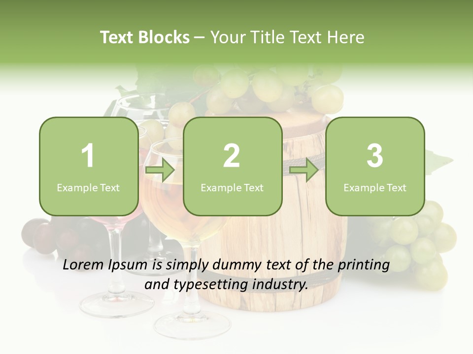 Winemaker Leaves Luxury PowerPoint Template