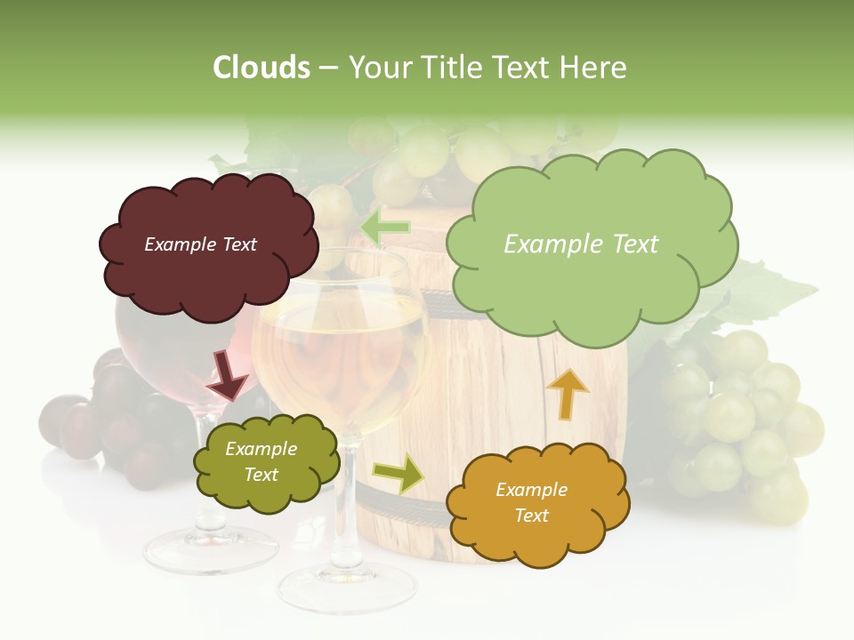 Winemaker Leaves Luxury PowerPoint Template