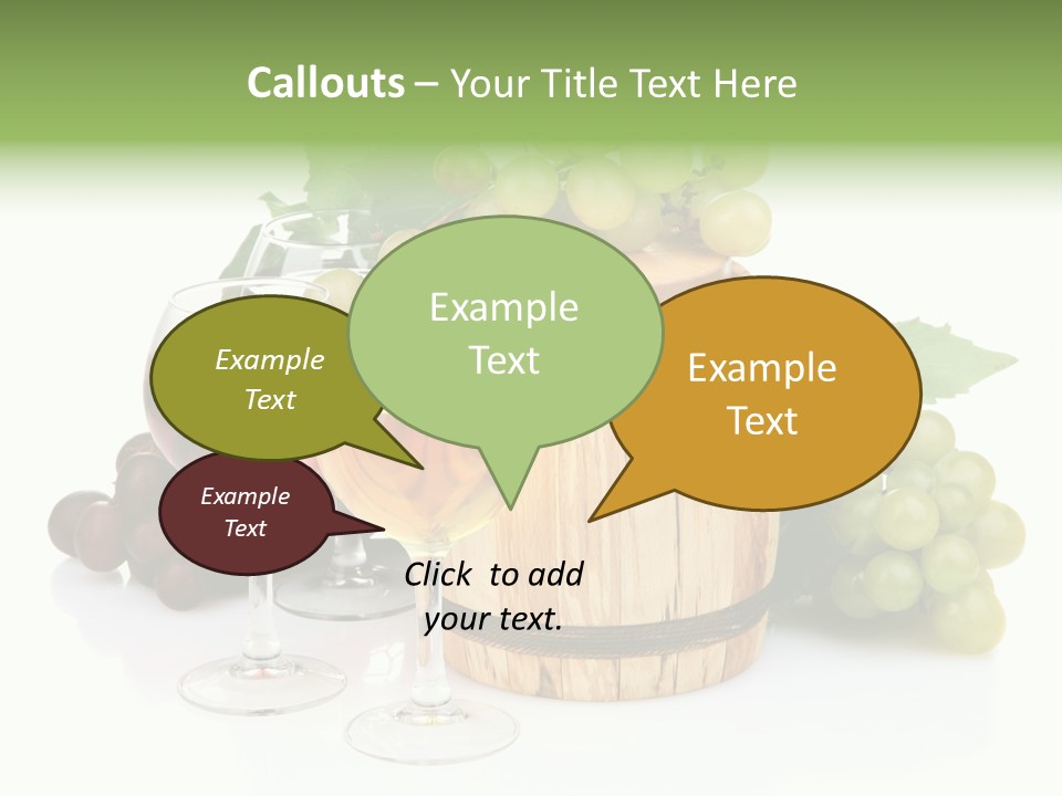 Winemaker Leaves Luxury PowerPoint Template