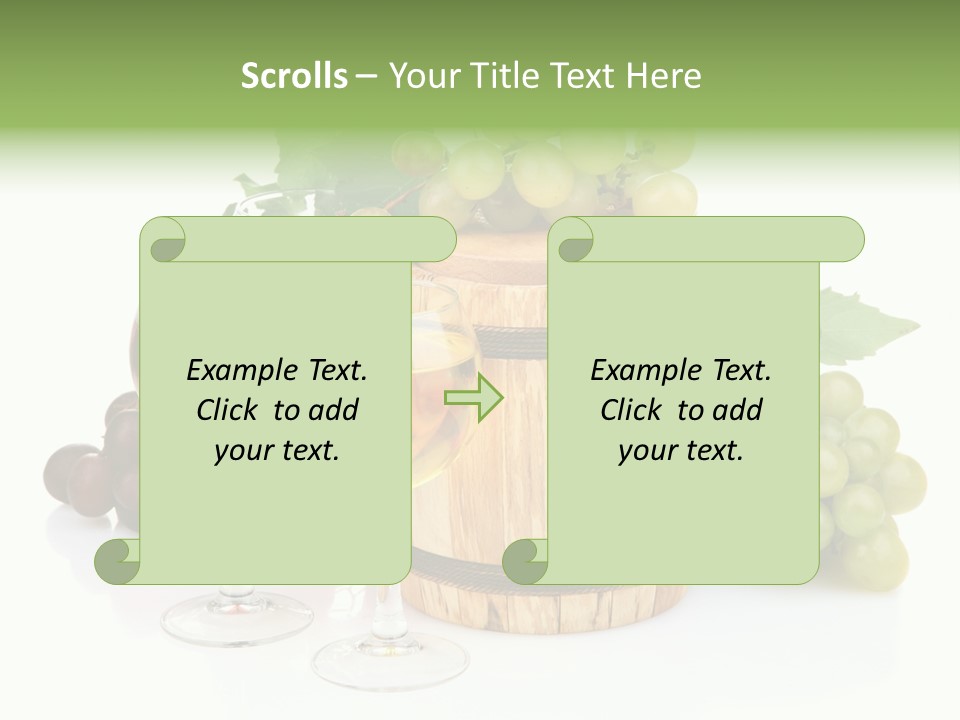 Winemaker Leaves Luxury PowerPoint Template