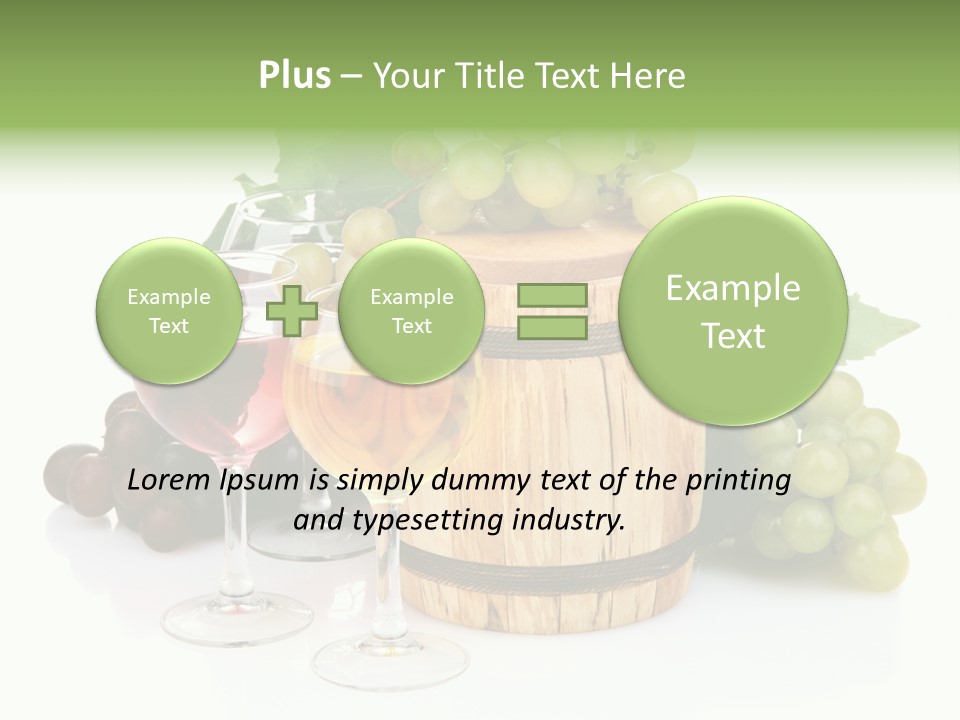 Winemaker Leaves Luxury PowerPoint Template