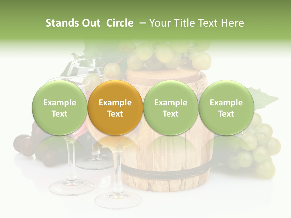 Winemaker Leaves Luxury PowerPoint Template