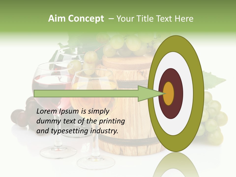 Winemaker Leaves Luxury PowerPoint Template