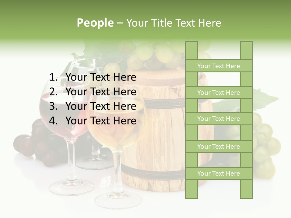 Winemaker Leaves Luxury PowerPoint Template