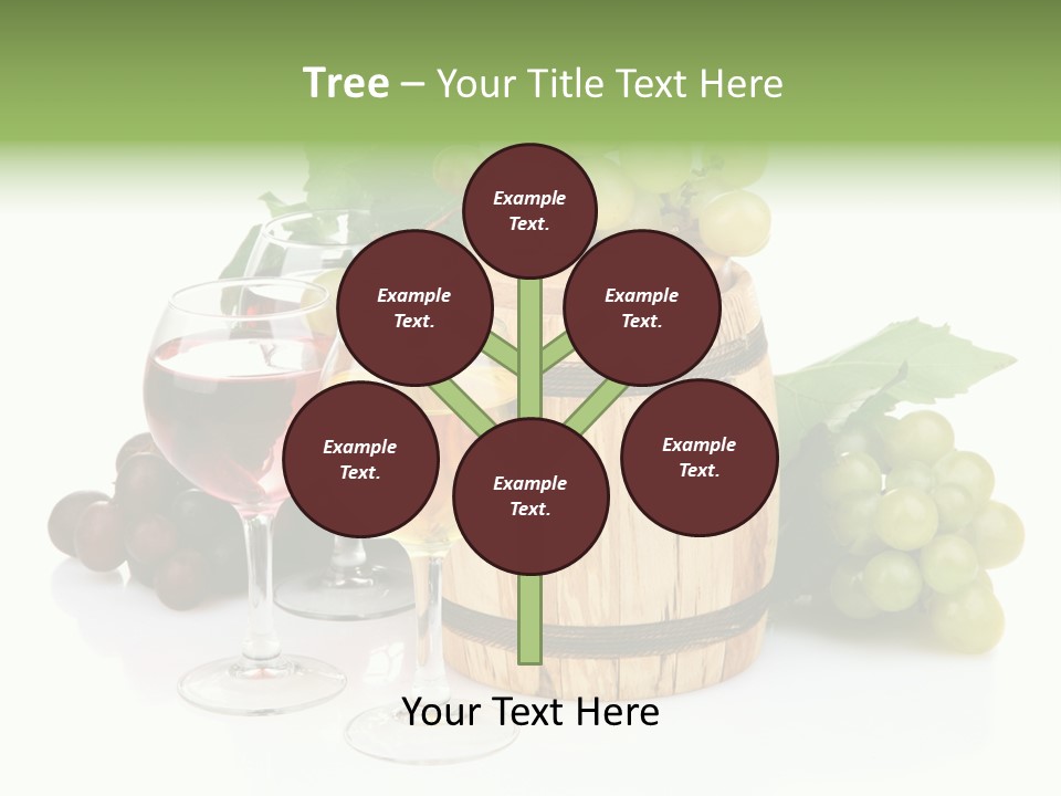 Winemaker Leaves Luxury PowerPoint Template