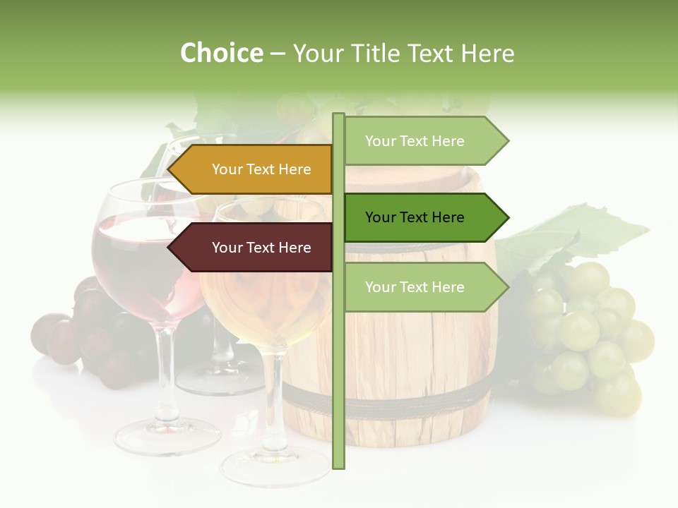 Winemaker Leaves Luxury PowerPoint Template