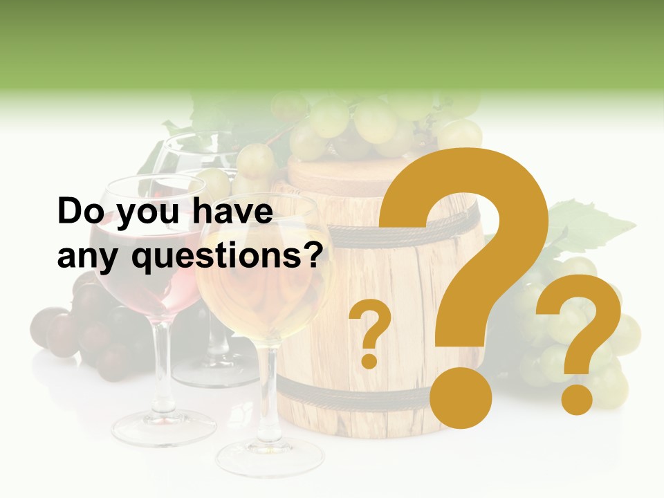 Winemaker Leaves Luxury PowerPoint Template