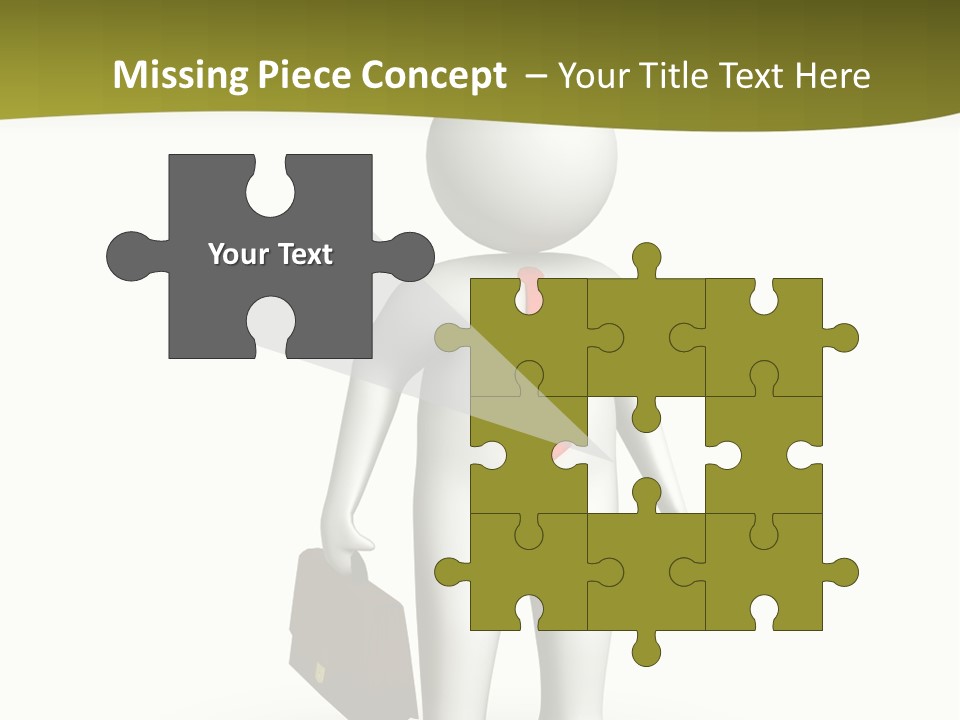 Employer Work Man PowerPoint Template