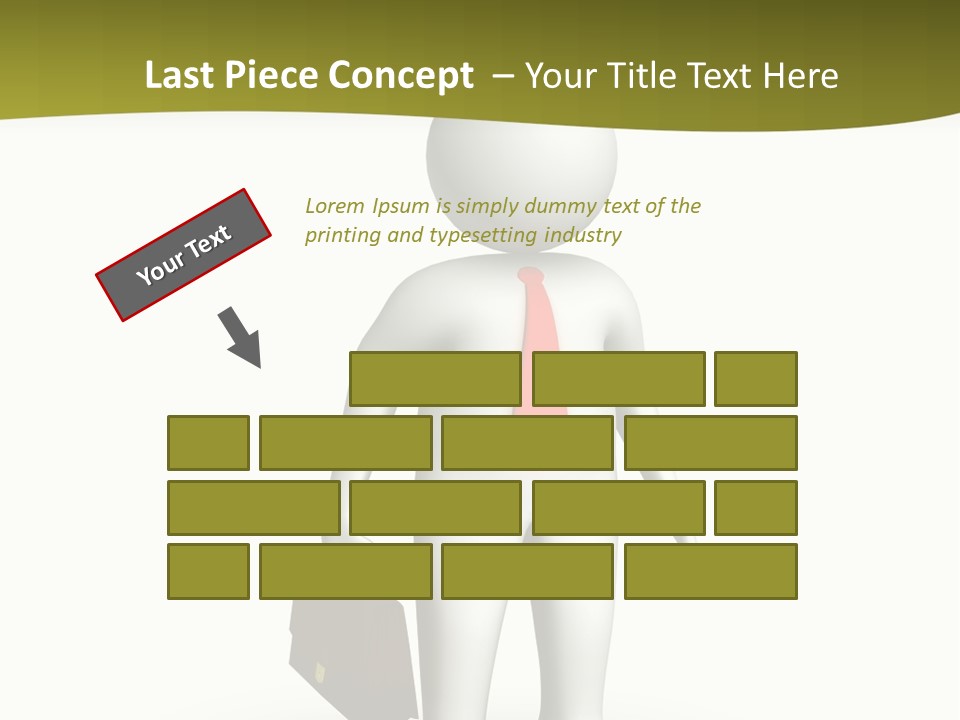 Employer Work Man PowerPoint Template