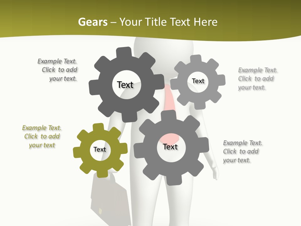 Employer Work Man PowerPoint Template