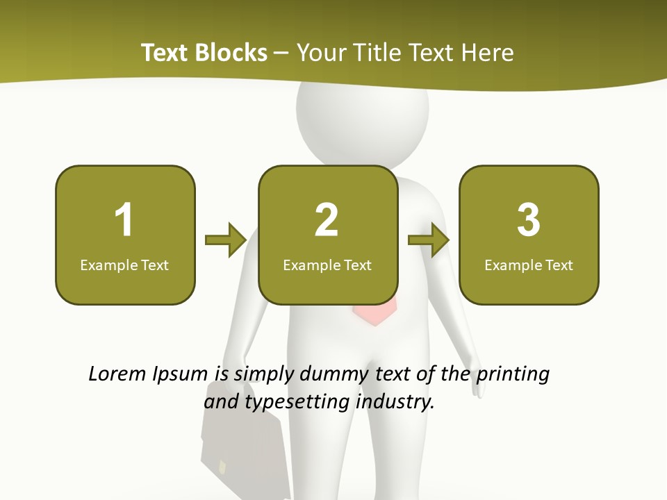 Employer Work Man PowerPoint Template