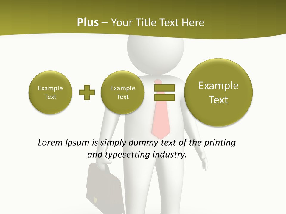 Employer Work Man PowerPoint Template