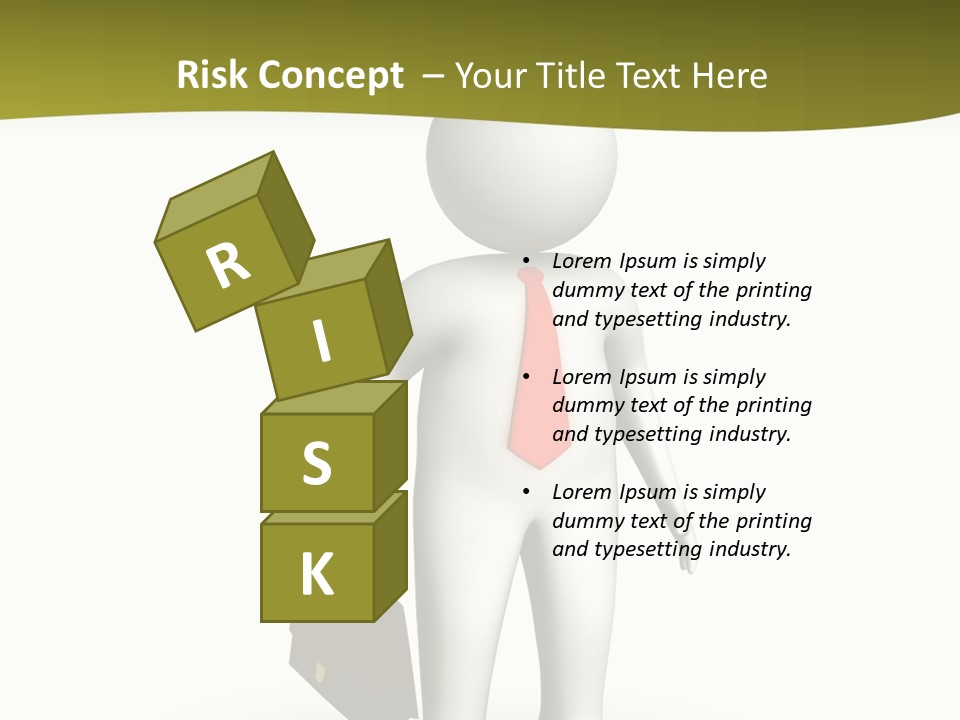 Employer Work Man PowerPoint Template