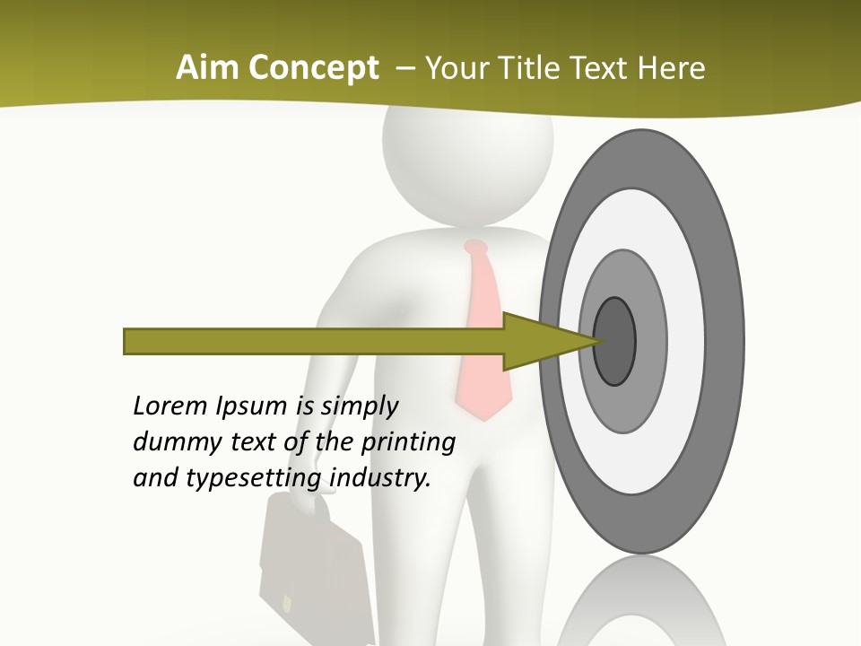 Employer Work Man PowerPoint Template