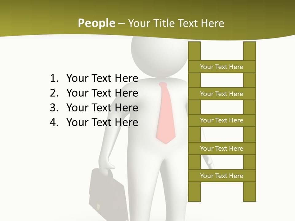 Employer Work Man PowerPoint Template