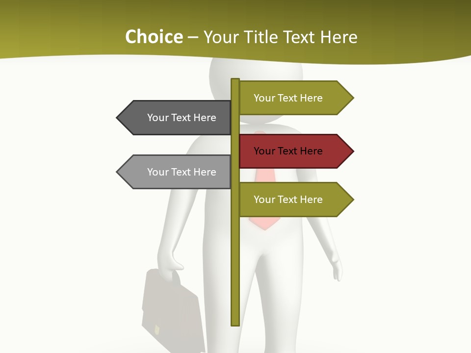 Employer Work Man PowerPoint Template