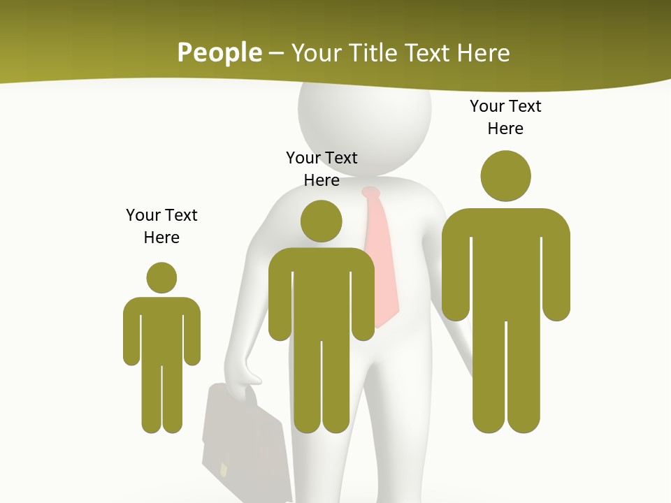 Employer Work Man PowerPoint Template