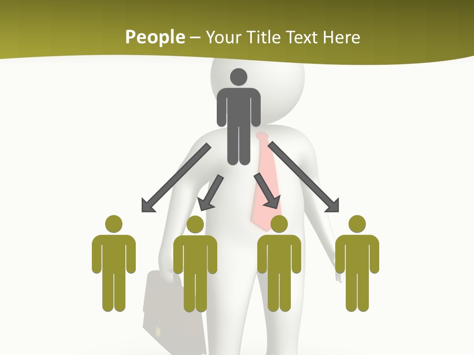 Employer Work Man PowerPoint Template