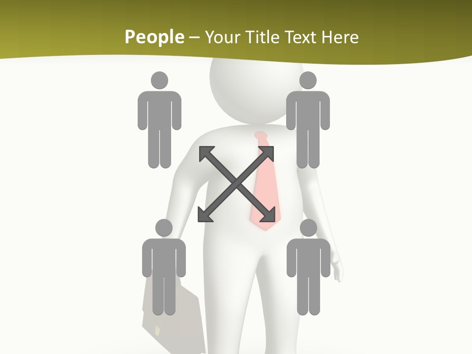 Employer Work Man PowerPoint Template