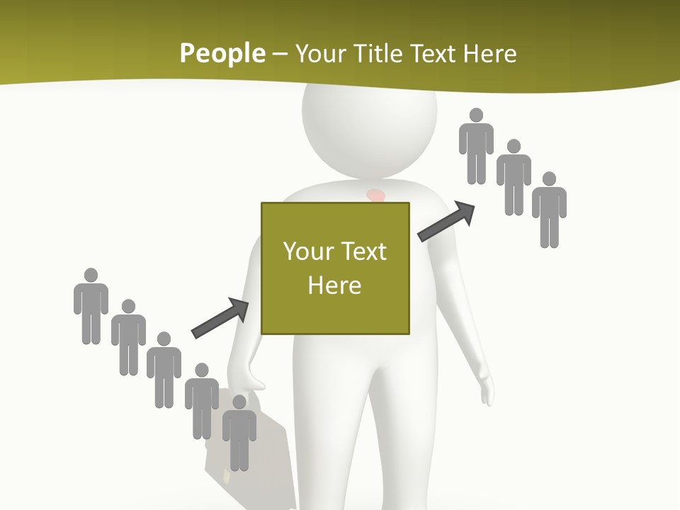 Employer Work Man PowerPoint Template