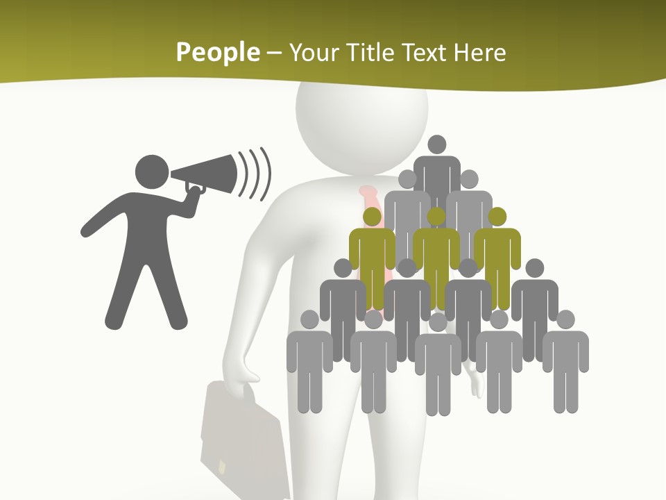Employer Work Man PowerPoint Template