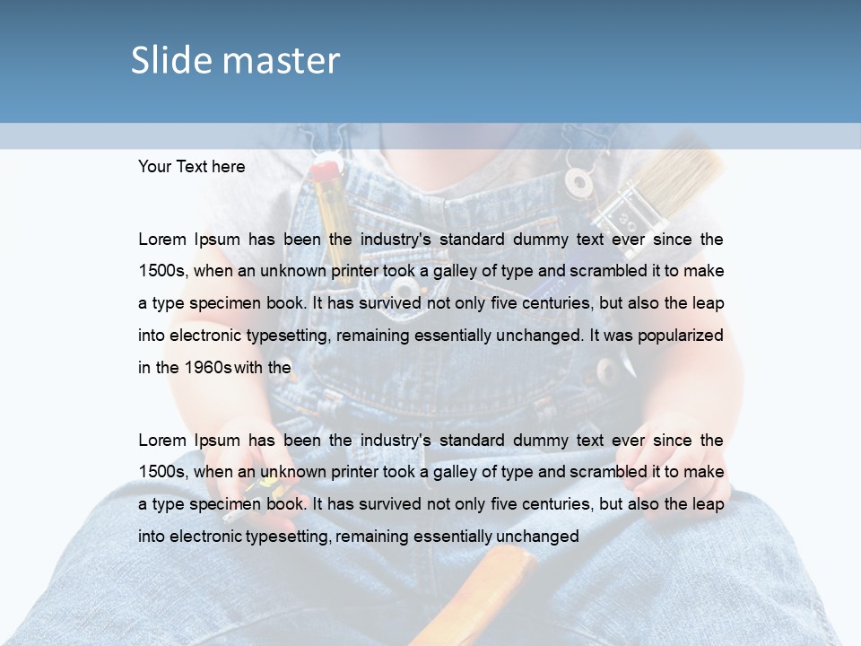 Giocare Bambino Infanzia PowerPoint Template