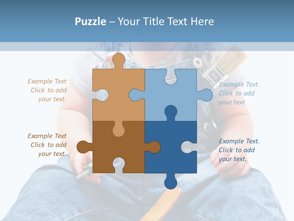 Giocare Bambino Infanzia PowerPoint Template