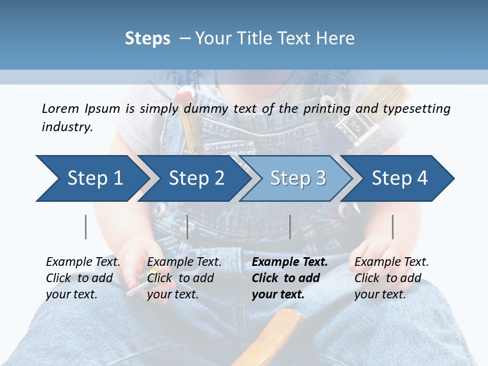 Giocare Bambino Infanzia PowerPoint Template