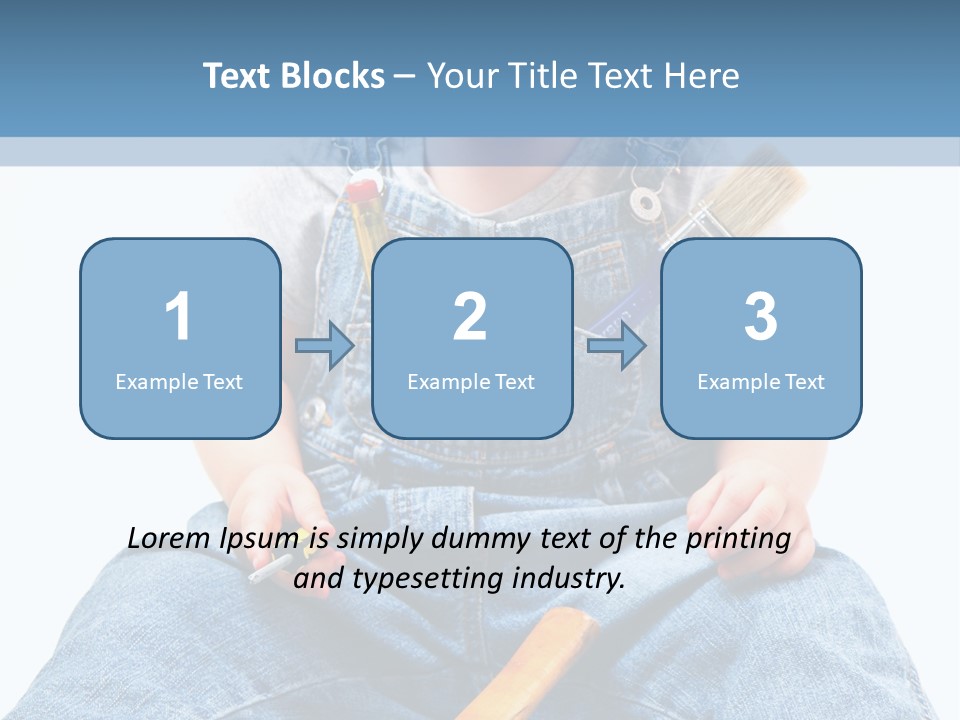 Giocare Bambino Infanzia PowerPoint Template