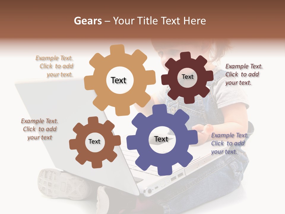 Seduto Education Female PowerPoint Template