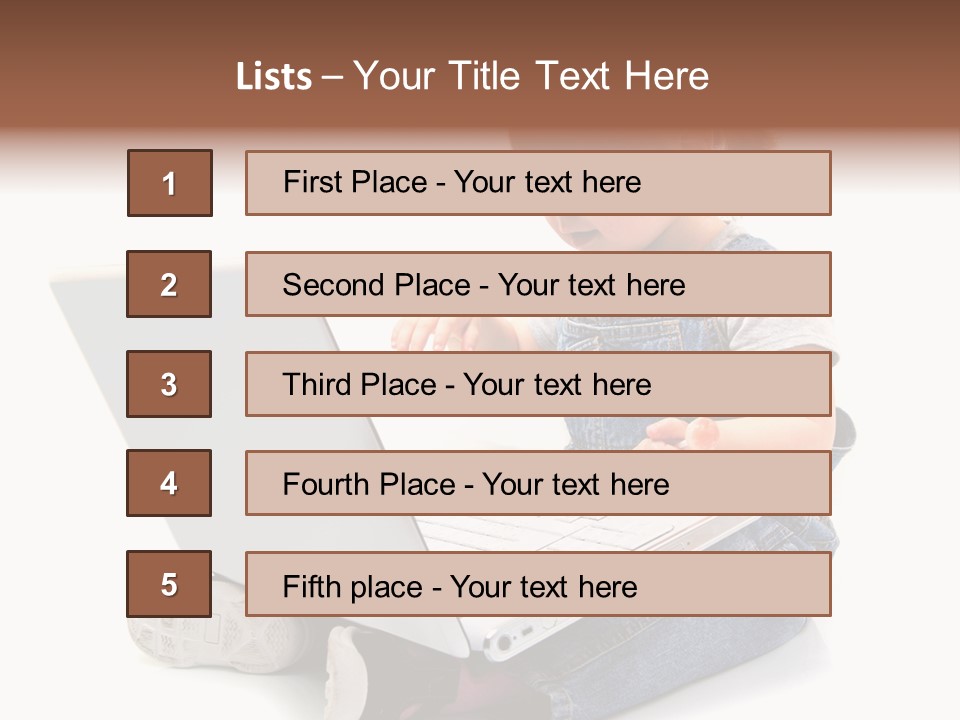 Seduto Education Female PowerPoint Template