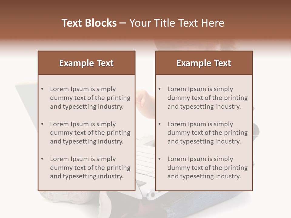 Seduto Education Female PowerPoint Template