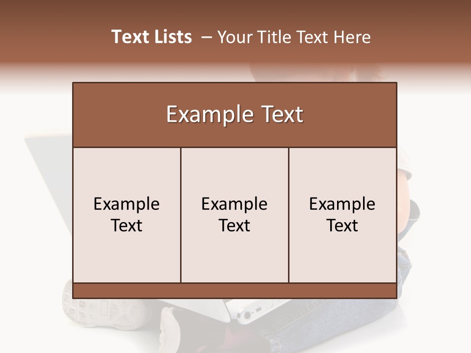 Seduto Education Female PowerPoint Template