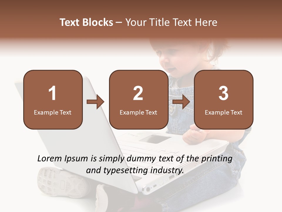 Seduto Education Female PowerPoint Template