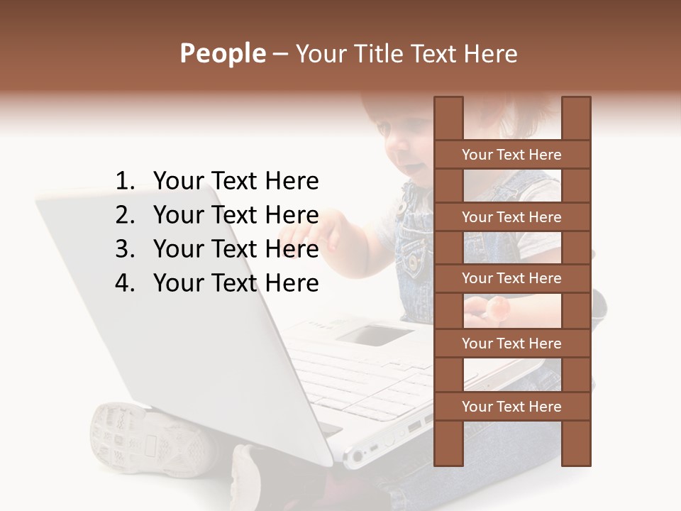 Seduto Education Female PowerPoint Template